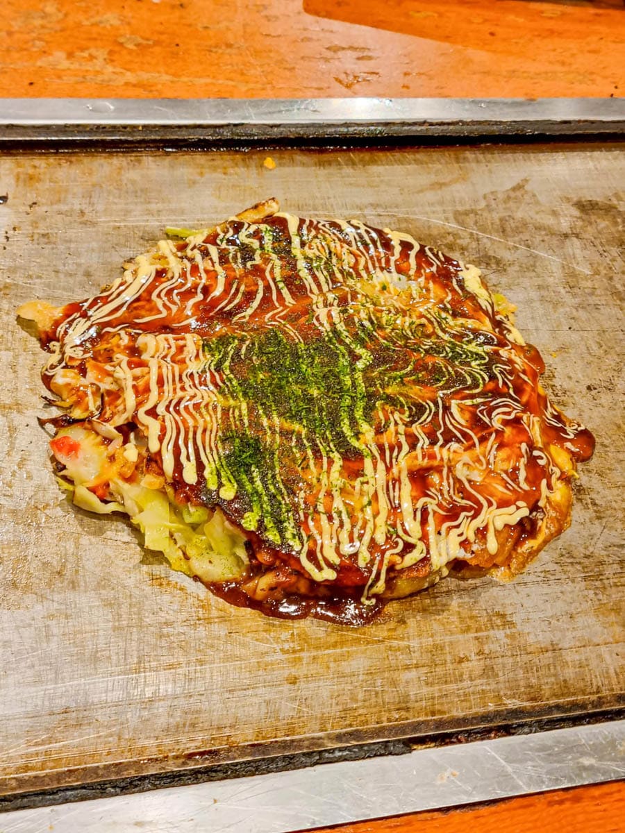 오사카-여행-난바-오코노미야키-후쿠타로-오코노미야키2-Osaka-Trip-Namba-Okonomiyaki-Fukutaro